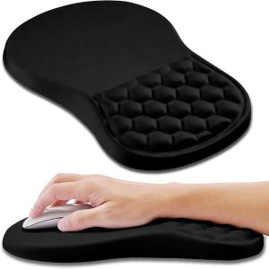 Mouse pad with wrist rest