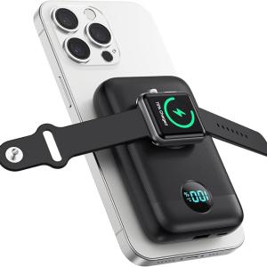power bank with watch charger