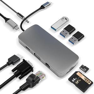 10 in 1 USB C hub