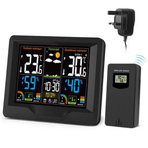 Digital Weather Station with Wireless Outdoor Sensor