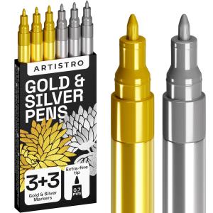 Gold silver pens