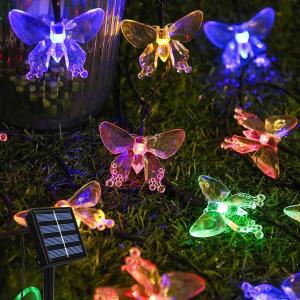 Solar Butterfly String Lights