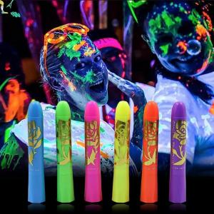 UV Glow face and body paint