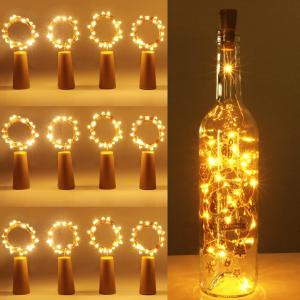 Wine bottle cork light